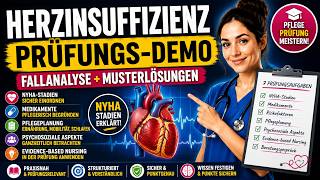 Schriftliche Pflegeprüfung | Herzinsuffizienz, EBN, Beratung & Pflegeplanung