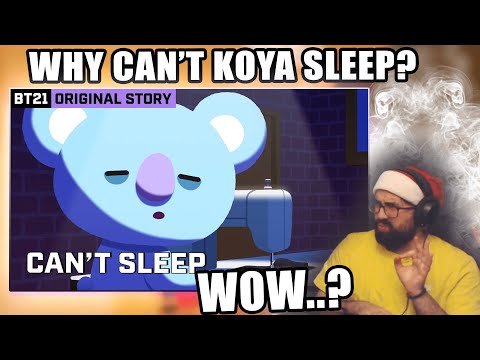 BT21 ORIGINAL STORY S02 EP.05 - CAN'T SLEEP | Reaction