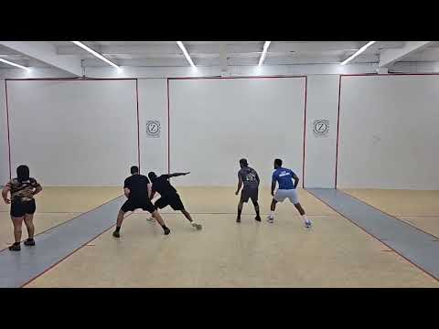 Zerega - Chris Show & Carlin vs Kadeem & Timbo - Pro Doubles Handball Filmed By Shena - 11.4.2025