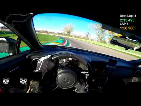 TOYOTA GT86 - Maniac driving on low grip tires, learning the track! - Imola