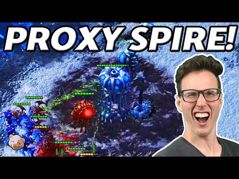 StarCraft 2 - RIDICULOUS PROXY SPIRE! | Kaboom Baby #8