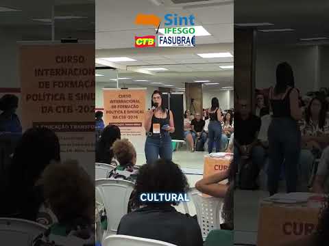 FALA DE SIMONNE RIBEIRO, DO SINT-IFESGO CATALÃO, NO CURSO INTERNACIONAL DA CTB, EM SALVADOR