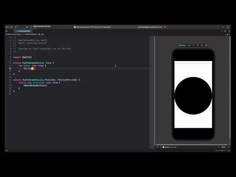 How to create a Circle in SwiftUI #shorts