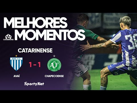 GOLAÇO DO 10 E OPORTUNISMO DOS VISITANTES - Avaí 1x1 Chapecoense - Melhores Momentos - Catarinense