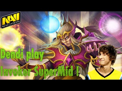 Dendi play Invoker SuperMid ! NAVI vs SECRET Grand Final Starladder game 2