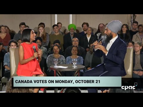 Jagmeet Singh in conversation with poet Rupi Kaur
