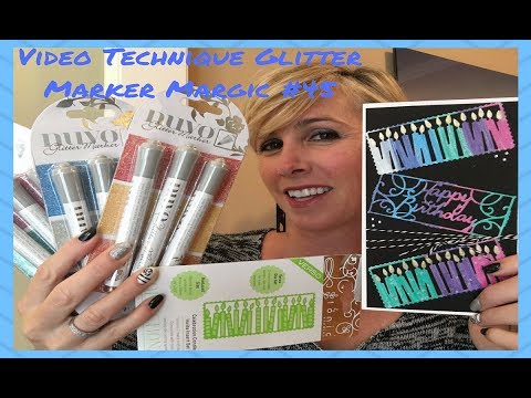 Video Technique Glitter Marker Margic #45
