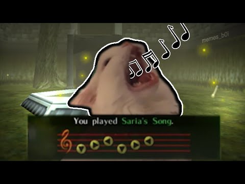 Cat meows Saria's song