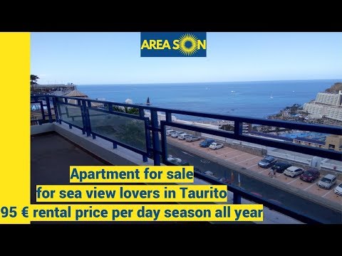 Apartment for sale for sea view lovers in Taurito on Gran Canaria