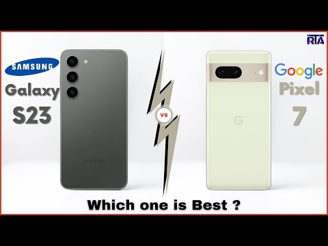 Samsung Galaxy S23 vs Google Pixel 7 // Snapdragon 8 Gen 2 vs Google Tensor G2
