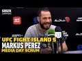 UFC Fight Island 5: Markus Perez Worked Multiple Jobs Between Fights To Make Money - MMA Fighting