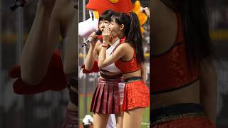 「臭馬傑森」林襄 with 籃籃 #味全龍啦啦隊 #台湾チア  #cheerleader #치어리더  2024/7/21【台湾チアTV】