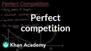 Perfect competition | Microeconomics | Khan Academy