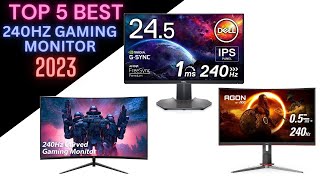Best 240Hz Gaming Monitor 2023 | Top 5 Best 240Hz Gaming Monitor Review