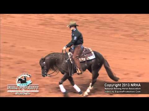 Walla Whiz Affair ridden by Todd A Bergen (Pro) - 2013 NRHA Futurity (Second Go)