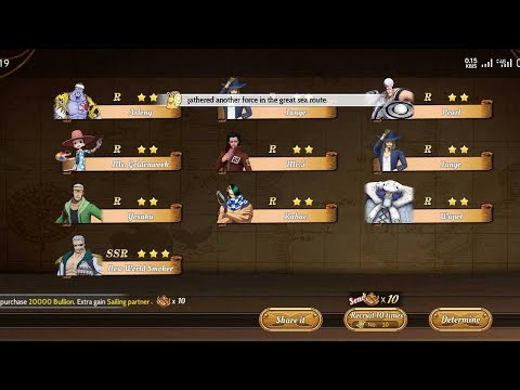 Gacha 50 tiket One piece Burning will | dapat SSR new world smoker