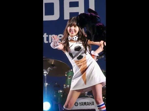 [60fps] 140627 오렌지캬라멜 레이나 '마법소녀' 세로 직캠 @영동대로 거리응원 1/3