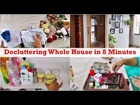Decluttering Whole House in 8 Minutes (Tamil) | What I do with the Things I declutter | Minimalism