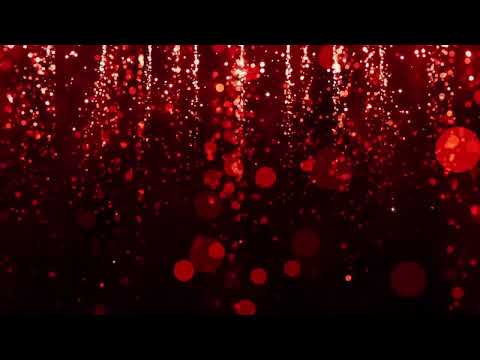 Red Sparkling Showers | Background | Screensaver