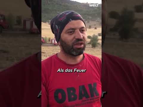 EXTREMHITZE IN SÜDEUROPA: Waldbrand in der Türkei eskaliert – Kein Ende der Hitze in Sicht! #shorts