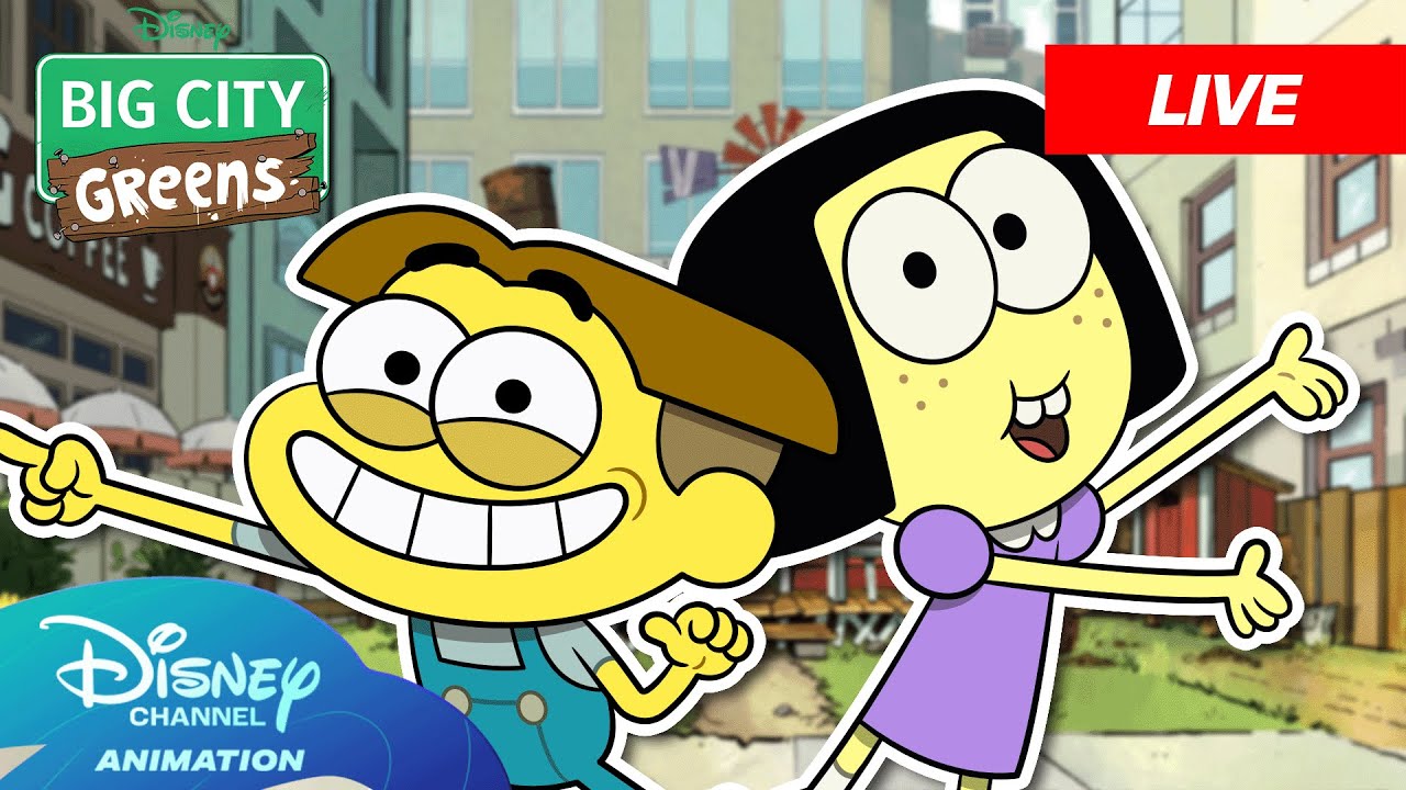 🔴 LIVE! | Big City Greens Full Episodes MEGA Livestream! 🏡💚 |  @disneychannelanimation