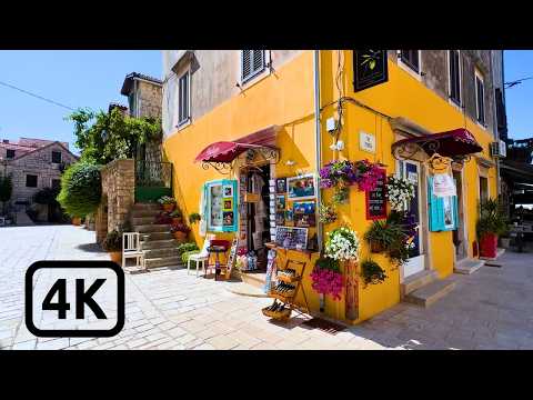 Croatia 4K [Walking Tour] Hvar Island — Stari Grad 🇭🇷