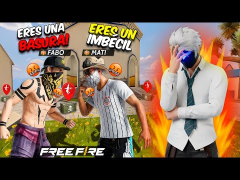 FABO Y MATI TERMINAN PELEANDO EN PLENA PARTIDA DE FREE FIRE 😂