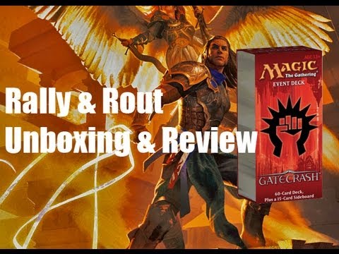 Gatecrash Event Deck: Rally & Rout- Unboxing & Review