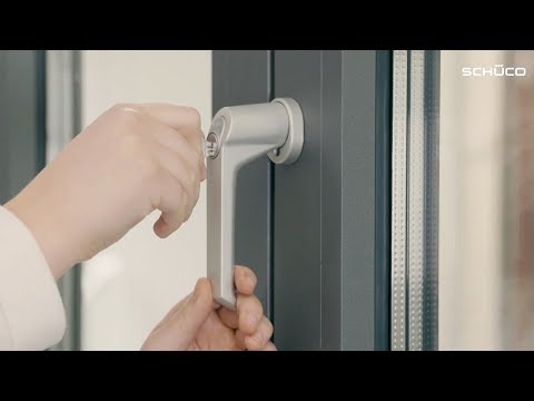 Abschließbaren Schüco Aluminium-Fenstergriff selbst montieren