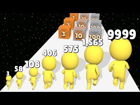 Push Harder 3D - Level Up Pushing Man Max Level Gameplay (New Update)