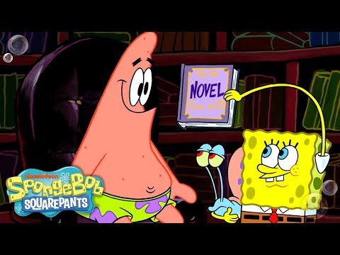 Patrick Hits the Books 📚 New Episode Official Clip | SpongeBob