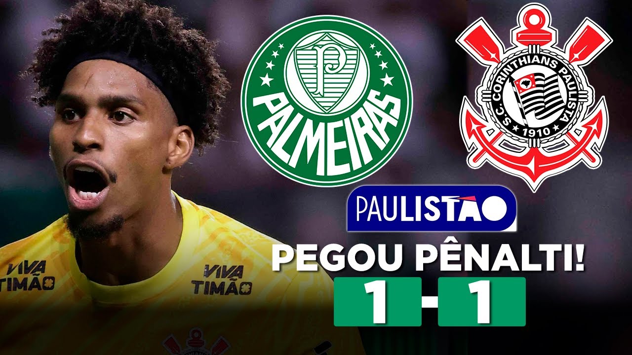 PALMEIRAS x CORINTHIANS AO VIVO Campeonato Paulista 2025 7ª Rodada | Narração