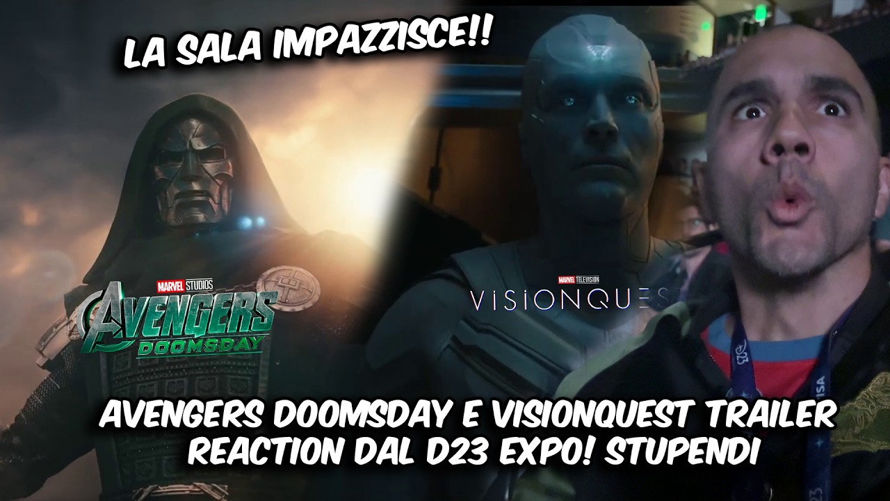 AVENGERS DOOMSDAY e VISIONQUEST: TRAILER REACTION E PARERI DAL D23 EXPO!! LA SALA IMPAZZISCE 🔥🔥