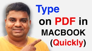 How to type On a PDF - [ MAC ]