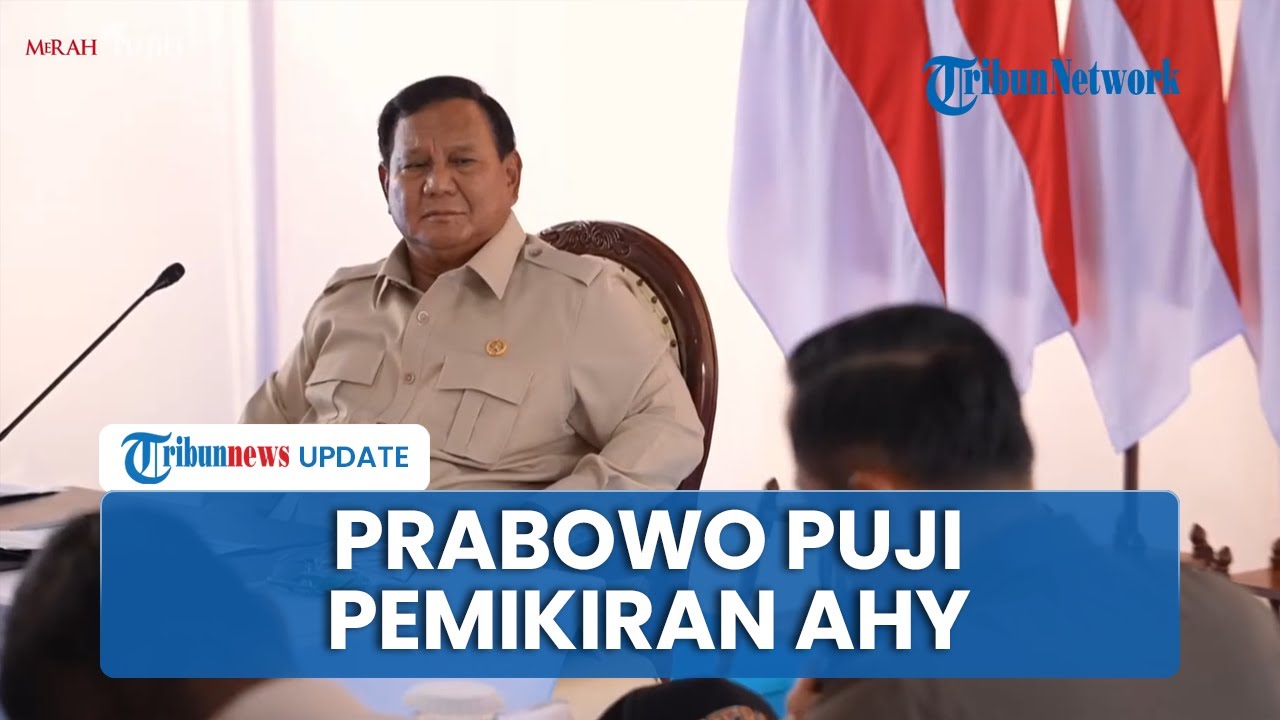 Prabowo Subianto Puji Pemikiran AHY di Depan Menteri, Publik Ramai Bereaksi