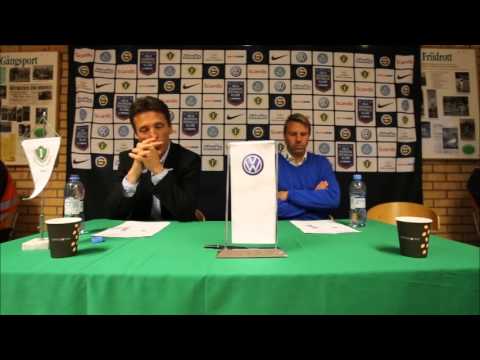 Presskonferens J-Södra-Falkenberg