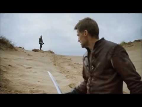 Game of thrones Jaime Lannister and Bronn Vs Dornish soldiers
