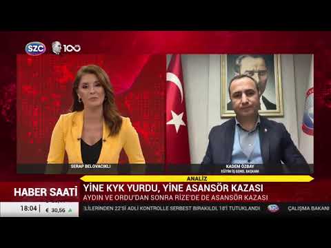 Genel Başkanımız Kadem Özbay, Sözcü Televizyonu`nda Haber Saati programında Serap Belovacıklı`nın canlı yayın konuğu oldu. Genel Başkanımız devlet yurtlarında üniversite öğrencilerinin yaşadığı sorunları ve asansör kazalarını dile getirdi. 06/11/2023