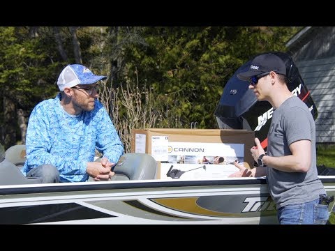 How to Install a Downrigger on a Boat | Cannon Easi-Troll ST | Manual Downrigger Bass Boat