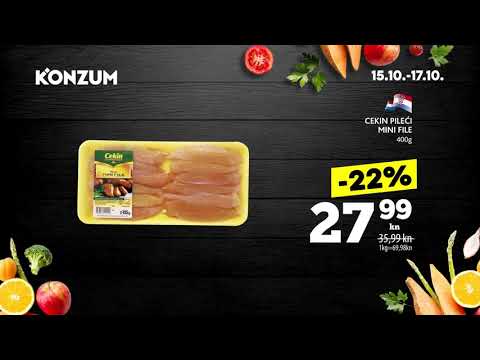 Konzum super akcija od 15.-17.10.2018.