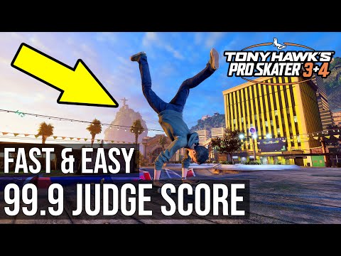 Tony Hawk's Pro Skater 3+4 - THPS 3+4 - Judge Score 99.9 - Fast and Easy Gold Medal Trick