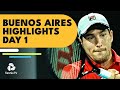 Lajovic Battles Paire; Verdasco, Cerundolo & Cuevas In Action | Buenos Aires 2022 Highlights Day 1