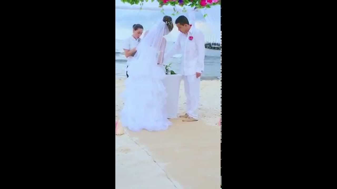Ceremonia de la arena, boda de Greys y Alejo (video inédito)