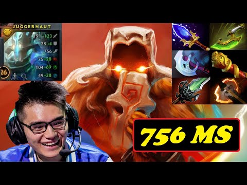 Sccc Ultra Fast Juggernaut 756MS Nonstop Killing #12 SEA vs Fnatic.Raven Clinkz!