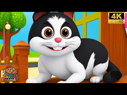 😻 म्याऊँ म्याऊँ बिल्ली करती म्याऊँ । Meow Meow Billi Karti Meow | Cute Cat Kids Song And Rhymes