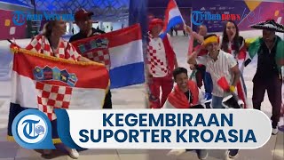 Momen Suporter Kroasia Rayakan Keberhasilan Tim Kebanggaannya Lolos Babak 16 Besar Piala Dunia 2022
