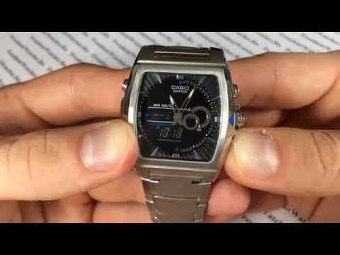Как настроить часы Casio EDIFICE EFA-120D-1A - инструкция по настройке | Watch-Forum.RU
