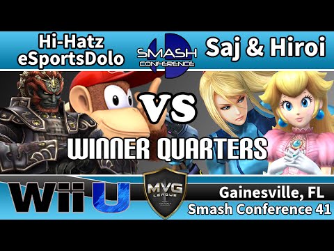 Hi-Hatz & eSportsDolo vs. Saj Hiroi - Teams SSB4 Winners Quarters - Smash Conference 41