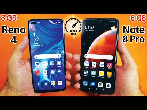 Oppo Reno 4 vs Redmi Note 8 Pro Speed Test! *OMG*😱
