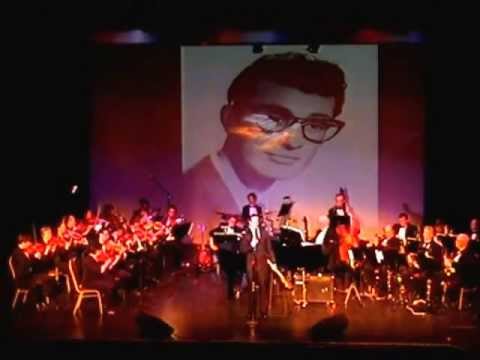 Kevin Bradford as Buddy Holly with the Grand Pops Orchestra